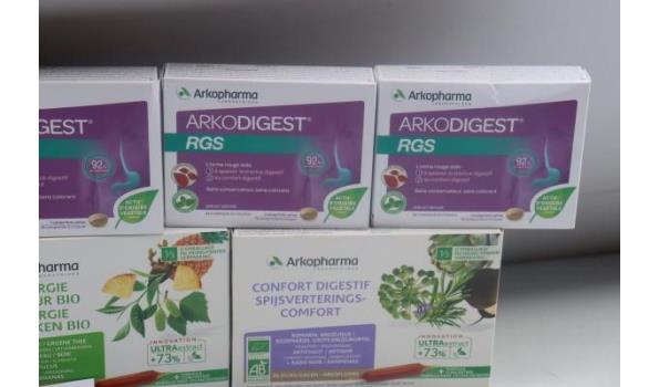 9 diverse afslank/spijsverterings supplementen ARKOPHARMA